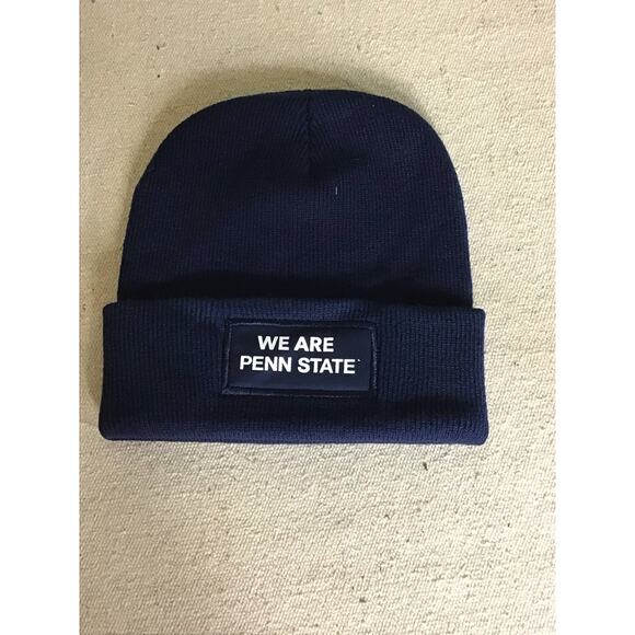 Penn State Knit Hat One Size Blue NWOT  “We are Penn State “ Beenie  Warm hat - Picture 2 of 9